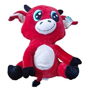 Peek A Boo Little Pets Red Bull Collectible Plush Toy